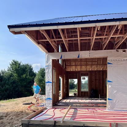 Radiant Floor — Exterior Prep